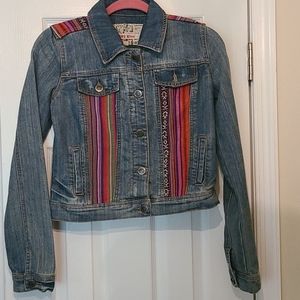 Boho Hippie Jean jacket